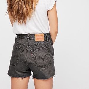 Levi’s black wedgie shorts